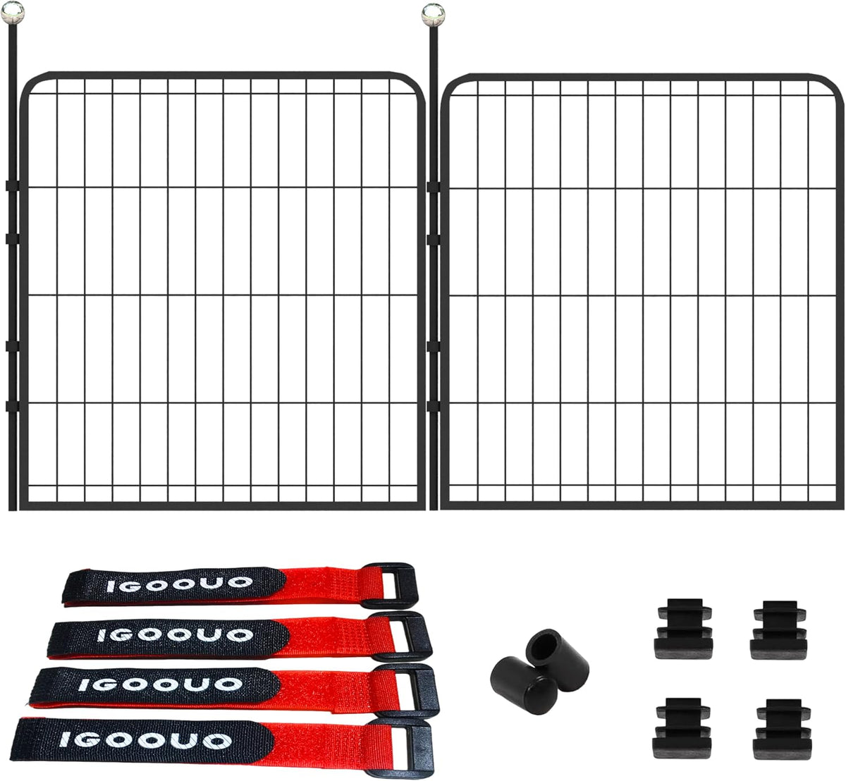 Dog Play Pen Indoors/Outdoor - 2 Add-On Panels / 24'' High