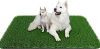 Fake Grass Pad for Dogs Potty Training Artificial Turf - 39.4x31.5 Inch / Green