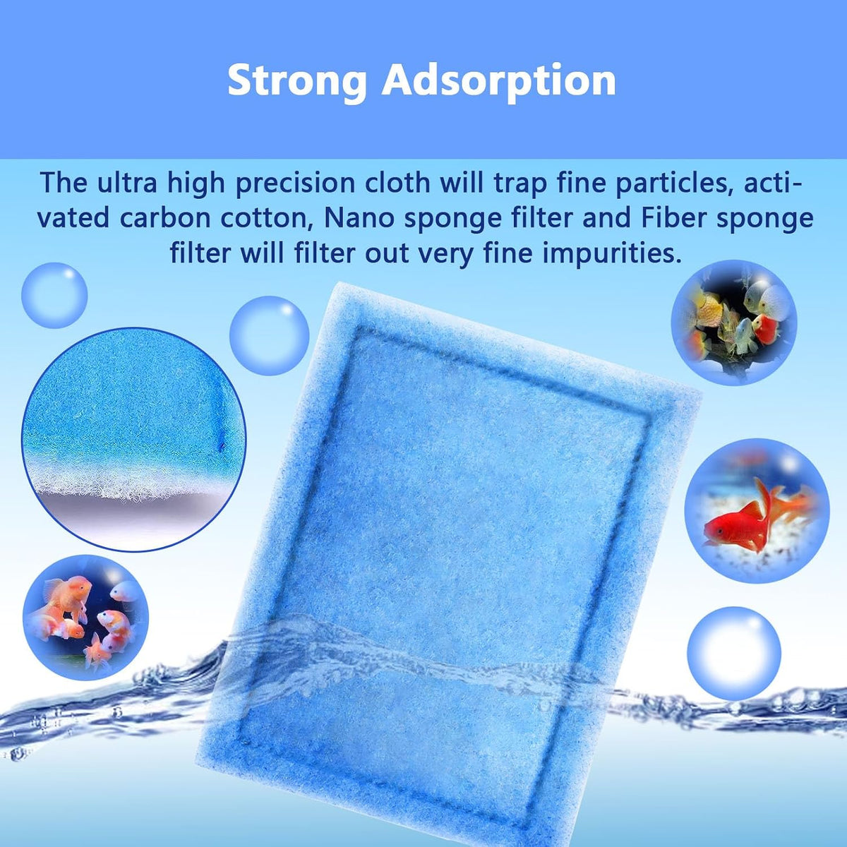 Filter Cartridges Compatible with Aqua-Tech 20-40&30-60 Fish Tank - 16 pack - image 3