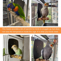 Bird Heater, Thermostatical Bird Warmer for Parakeets - image 2