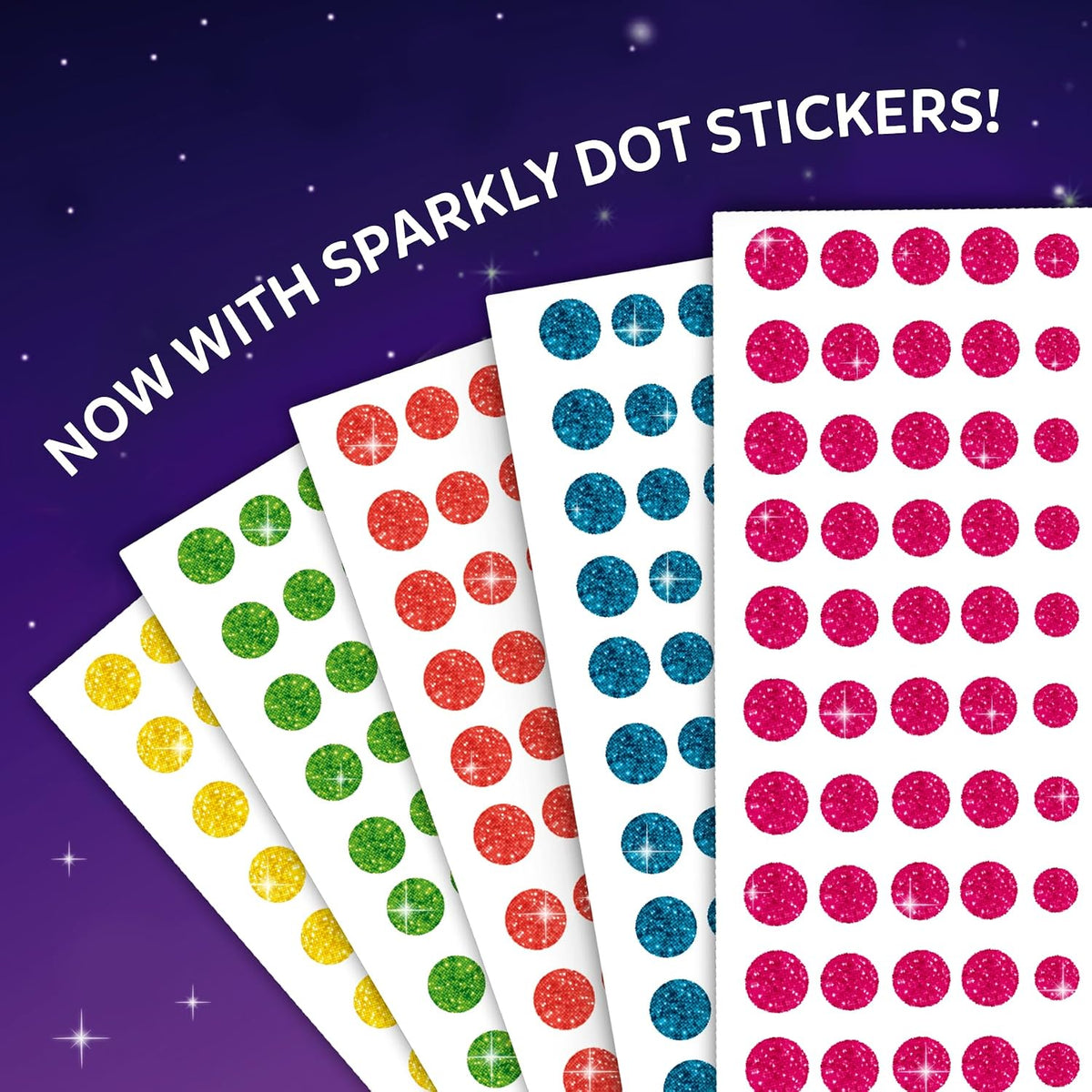 Skillmatics Dot It Sticker Art, Unicorns & Princesses Sparkle - 2. Sparkle Edition - image 2