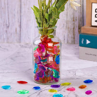 MARFOREVER 150 colorful acrylic pirate treasure gems with gunny bag - view 10