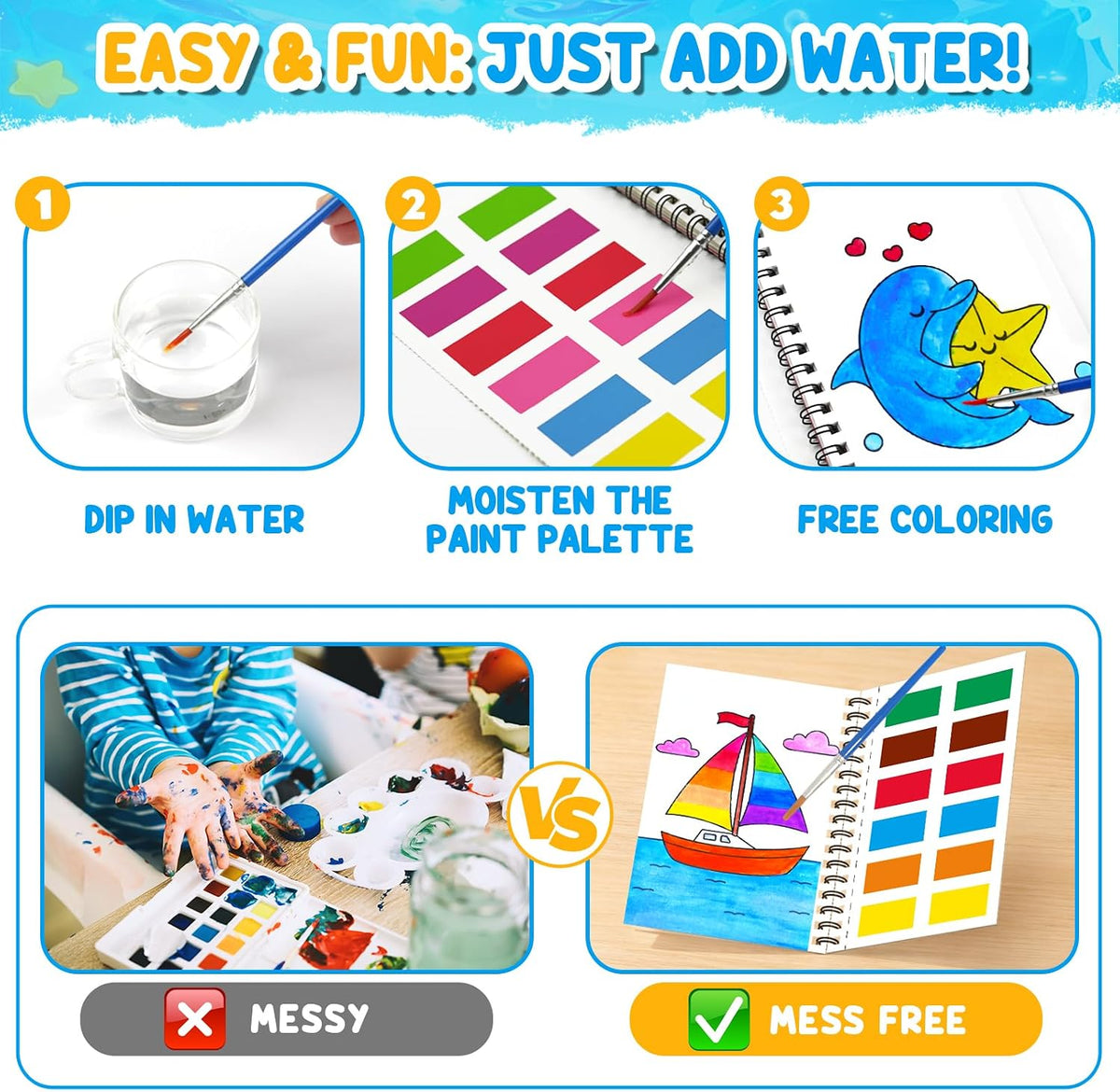 ZMLM 24 Pack Coloring Books - Ocean - image 4