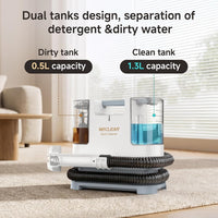 WECLEAN Carpet Cleaner Machine, Portable Spot Cleaner for Couch - White - image 2