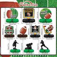 Gatherfun10PCS Football Party Decorations Football Table Centerpiece - image 2