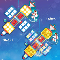Imagimake Mirror Mosaic, Princess & Unicorn, 10 Templates - 3. Space - image 3