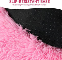 Hooded Donut Dog Bed – Essentials for Dogs - Bright pink / Small 19.6'' - image 2