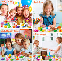 120 Pcs Animal Pencil Erasers, Desk Pets for Treasure Box - 60 - image 3