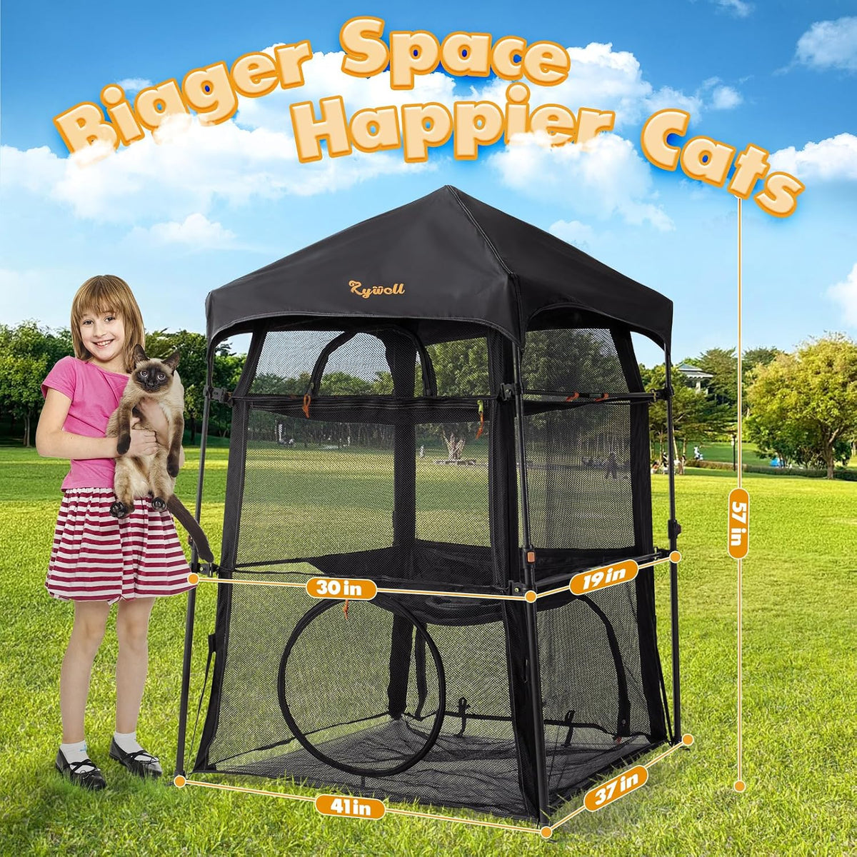 Extra Large Catio Outdoor Cat Enclosure - image 3