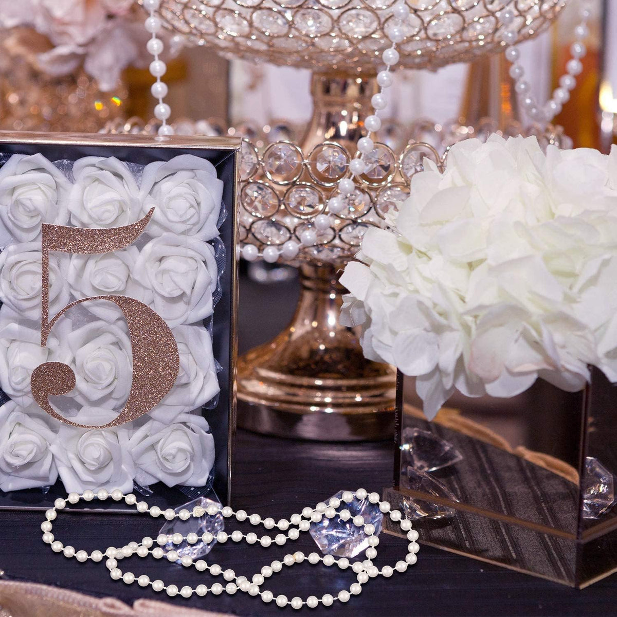 Hicarer 24 Pcs 31.5 Inch White Faux Pearl Necklaces Bulk – Fun for Kids & Family - 24 - image 4