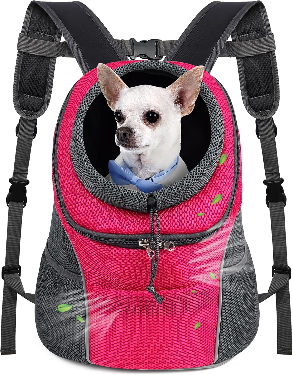WOYYHO Pet Dog Carrier Backpack - 3-Rose / Large(10-14lbs)