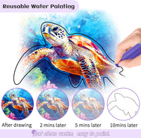 25 Pack Dementia Products for Elderly Reusable Water Doodle Coloring - Water Painting Kit / 25pack-C - image 3