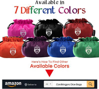 CardKingPro Immense Dice Bags with Pockets, Holds 150+ Dice - Pink - image 4