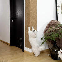 SHENGOCASE Thickened Cat Wall Corner Climbing Carpet, Cat Wall Furniture, Wall Corner Scratcher, Scratching Post (Camel)