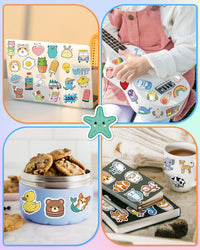 300 PCS Halloween Pumpkin Stickers - cute 600 pcs - image 2