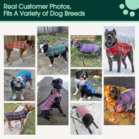 Kuoser Waterproof Dog Coat - New Brown / X-Large (Pack of 1) - image 3