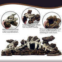 Fish Tank Decor Rocks.Aquarium Decoration Model.Easy Superior Aquascape (Wilderness Keel)