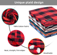 Buffalo Plaid Dog Bandanas Fall Christmas XLarge Scarf 6PCS – Essentials for Dogs - Buffalo Plaid / X-Large - image 3