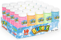 INSCRAFT Bubble Wand, Summer Toys, Wedding - 30 Pcs 2oz Bubbles Solution Bulk