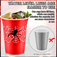 Norme 48 Pcs Checkered Flag Plastic Cups - Spider - image 3