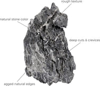 6-8 Inches Natural Seiryu Stone 6 PCS Aquarium Rocks for Aquascaping, Aquarium Landscaping, Terrariums, Fish Tank Decoration, Vivariums, Paludarium, Reptile and Amphibian Enclosures