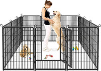 Dog Playpen, Portable Pet Fence for Yard RV Camping