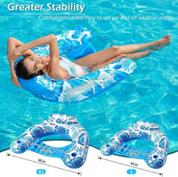 Jasonwell Inflatable Pool Float Chair - TropicalBlue / Large / 1 - image 2