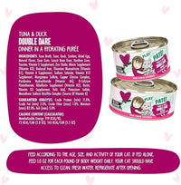 Weruva B.F.F. Play - Best Feline Friend Paté Lovers, Aw Yeah!, Tuna & Duck Double Dare with Tuna & Duck, 5.5oz Can (Pack of 8)