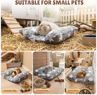 16.5 X 18in Washable Soft Rabbit Bed - Gray-Star - image 4