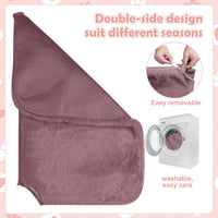 2 Pack Cat Window Perch,Cat Window Hammock Cordless Foldable Window Bed with 4 Large Strong Suction - Brown Cover - image 4