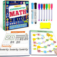 Preschool Kindergarten Workbook, Letter Number Tracing, Ages 3-6 – Fun for Kids & Family - I Can Count