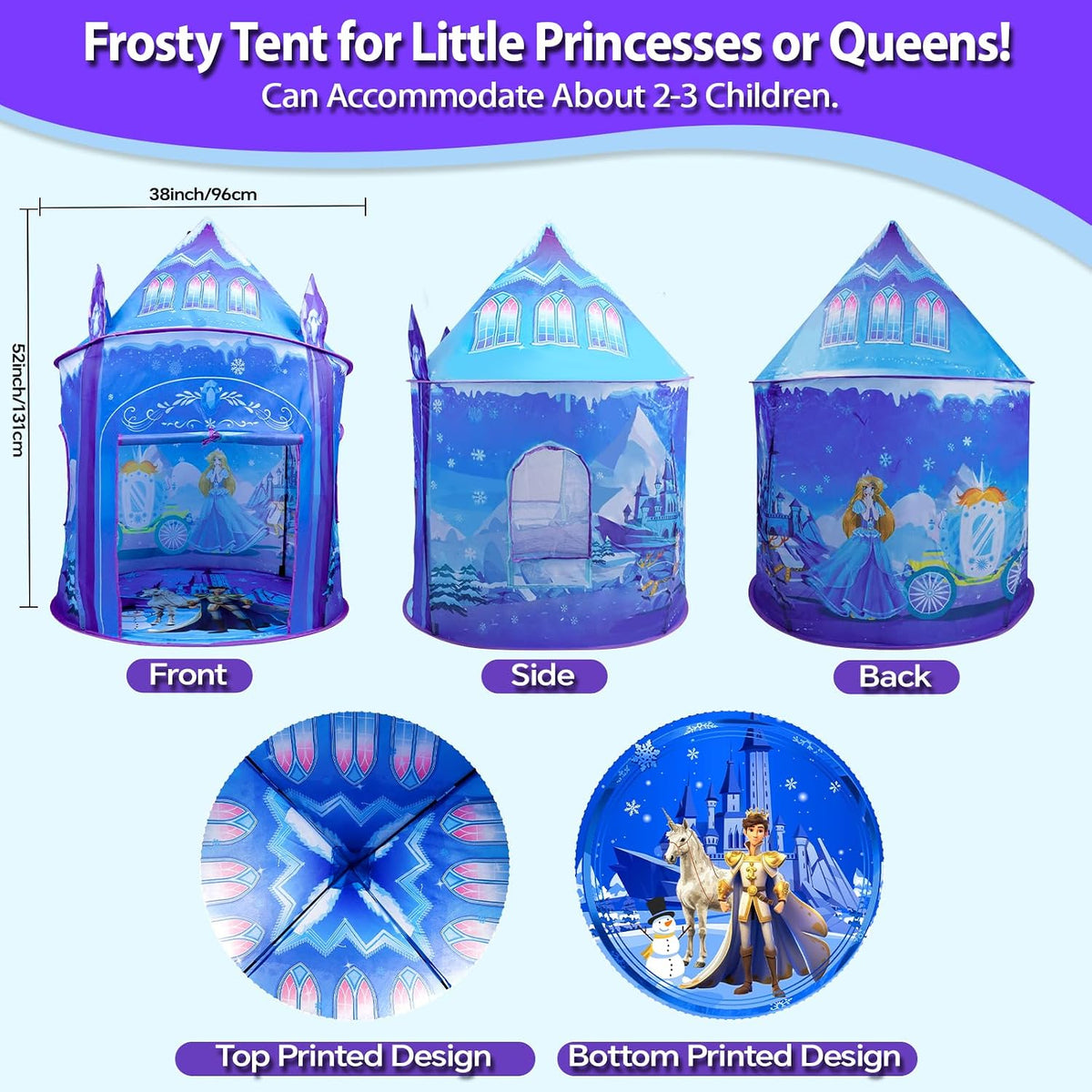 WillingHeart Play Tent for Kids - Ice Castle - image 2