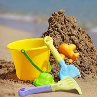 Skylety 8 Pcs Sand Shovels for Kids Beach Toys Plastic Rake Sifter - Cute Style - image 4