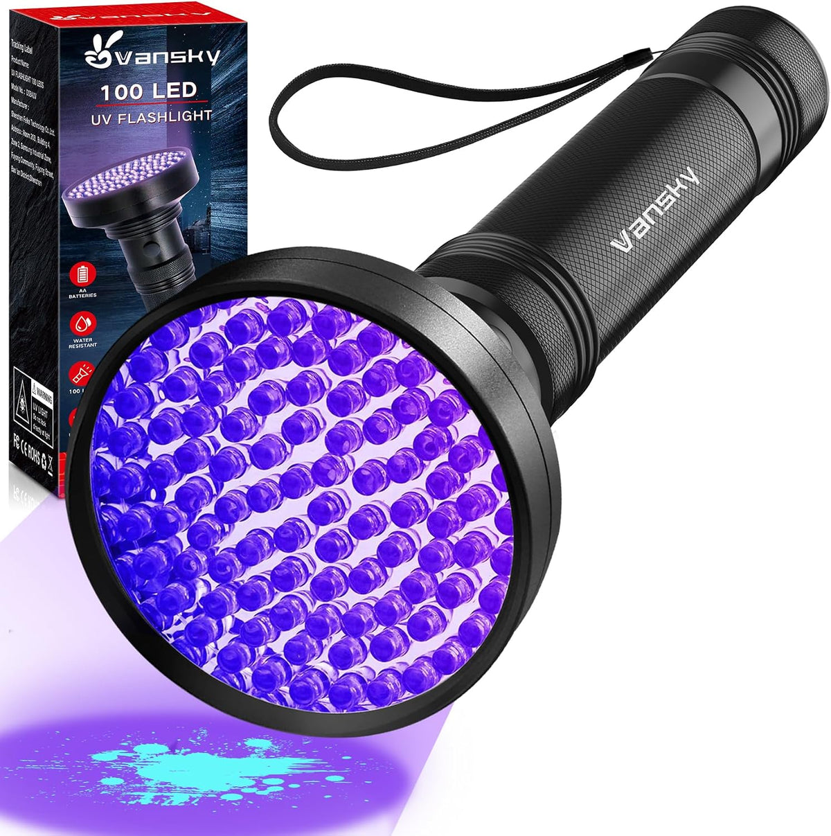 Vansky Black Light UV Flashlights