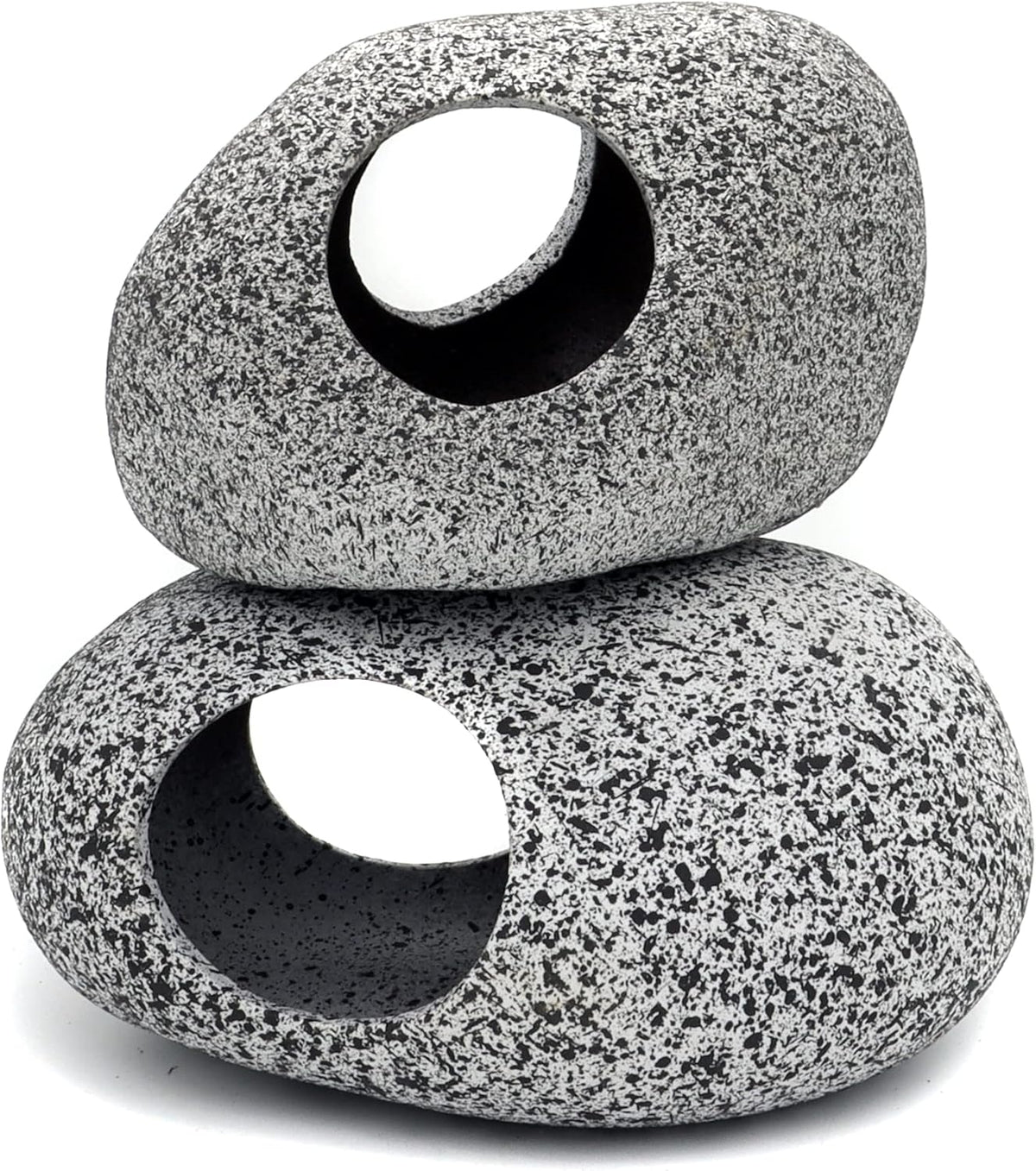 Aquarium Decorations Rock, Stackable Fish Tank Decor Cave - J001+J002