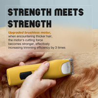 Professional Dog Clippers for Grooming Thick Curly Matted Coats – Essentials for Dogs - Citrus Yellow - image 2