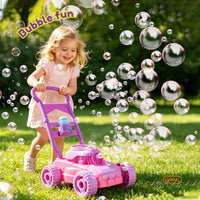 Lydaz Bubble Lawn Mower for Toddlers 1-3 - Pink - image 2