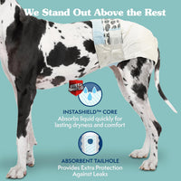 Simple Solution Female Dog Diapers, Disposable Dog Diapers - 30 Count / XXL - image 2