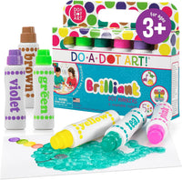 Do A Dot Art! Markers 6-Pack Rainbow Washable Paint Markers – Fun for Kids & Family - Brilliant / 6