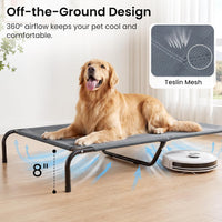 Love's cabin Elevated Cooling Dog Bed for Large Dogs - Grey / 56.5" X 35.5" X 8" - image 2