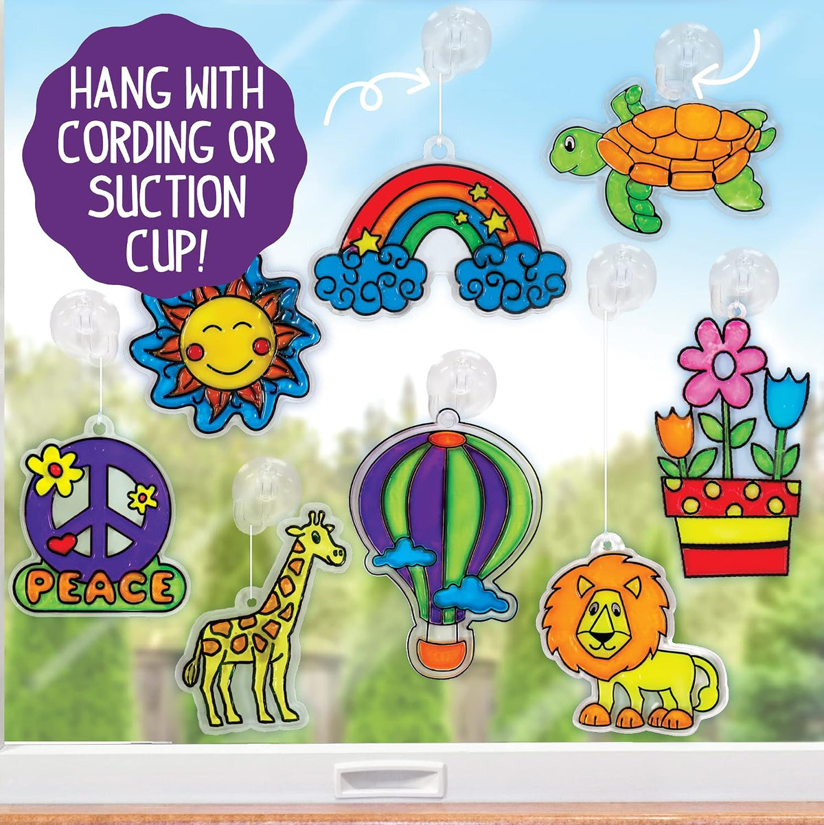 Made By Me Create Your Own Window Art Kit, Suncatchers - image 3