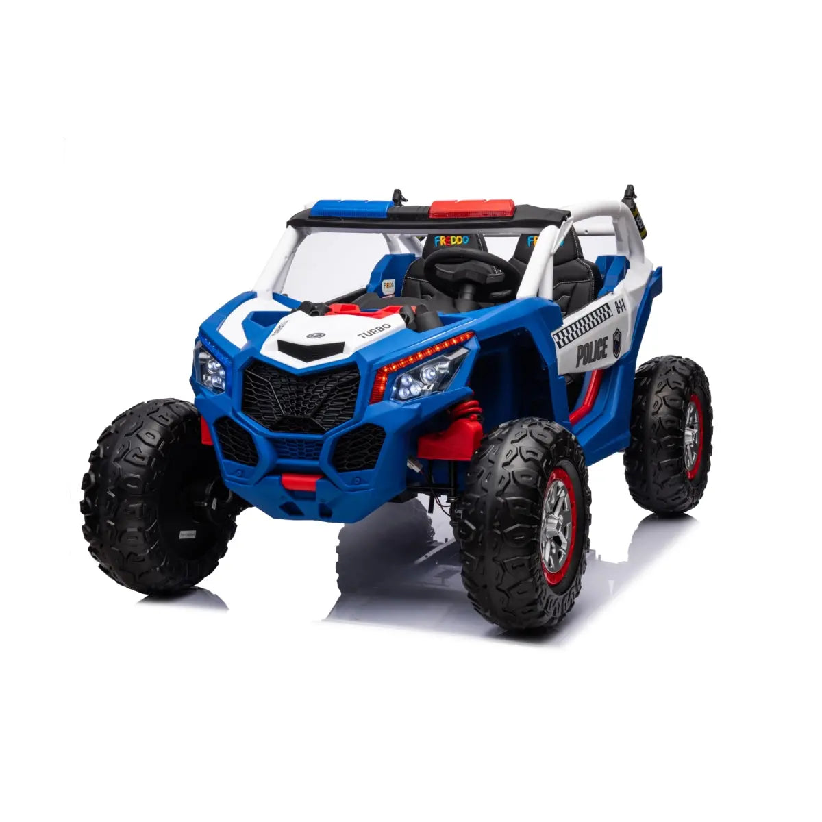 24V Freddo Storm Police UTV 2 Seater - BIG FRENCHIES