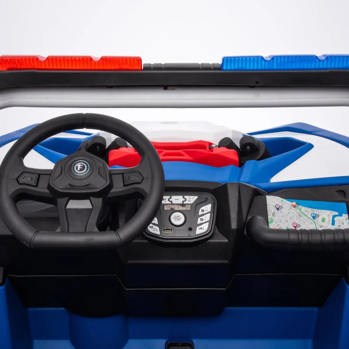 24V Freddo Storm Police UTV 2 Seater - BIG FRENCHIES