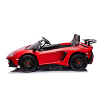 24V Lamborghini Aventador 2 Seater Ride On Car for Kids: Advanced Brushless Motor & Differential for High-Octane Fun - BIG FRENCHIES