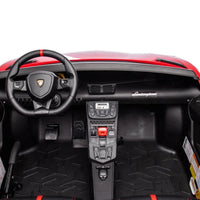 24V Lamborghini Aventador 2 Seater Ride On Car for Kids: Advanced Brushless Motor & Differential for High-Octane Fun - BIG FRENCHIES