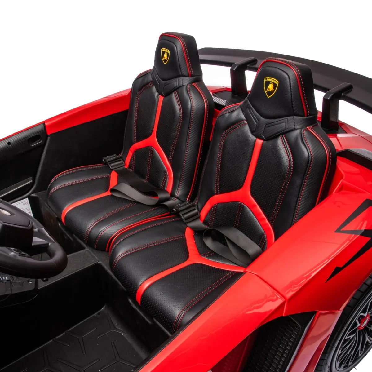 24V Lamborghini Aventador 2 Seater Ride On Car for Kids: Advanced Brushless Motor & Differential for High-Octane Fun - BIG FRENCHIES