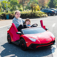 24V Lamborghini Aventador 2 Seater Ride On Car for Kids: Advanced Brushless Motor & Differential for High-Octane Fun - BIG FRENCHIES