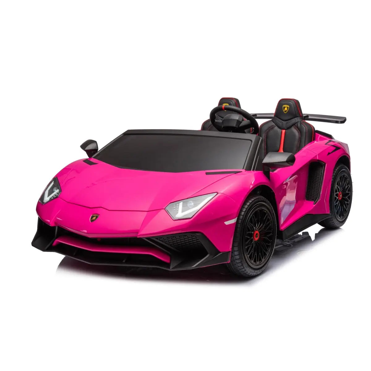 24V Lamborghini Aventador 2 Seater Ride On Car for Kids: Advanced Brushless Motor & Differential for High-Octane Fun - BIG FRENCHIES