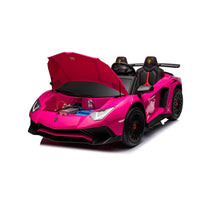 24V Lamborghini Aventador 2 Seater Ride On Car for Kids: Advanced Brushless Motor & Differential for High-Octane Fun - BIG FRENCHIES