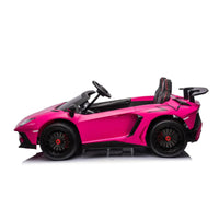 24V Lamborghini Aventador 2 Seater Ride On Car for Kids: Advanced Brushless Motor & Differential for High-Octane Fun - BIG FRENCHIES